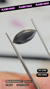 Natural Black Diamond Deal (1.49 cts)